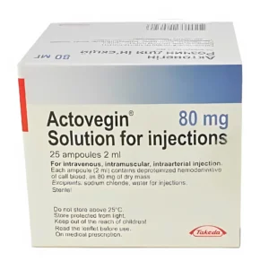 Actovegin 80 mg. 25 ampoules