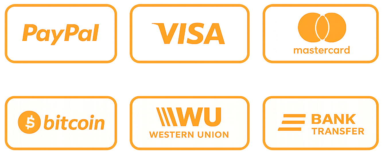 payment methods accepted