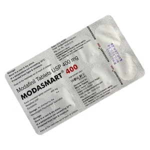 Modasmart (Modafinil) 400 mg. 100 tablets