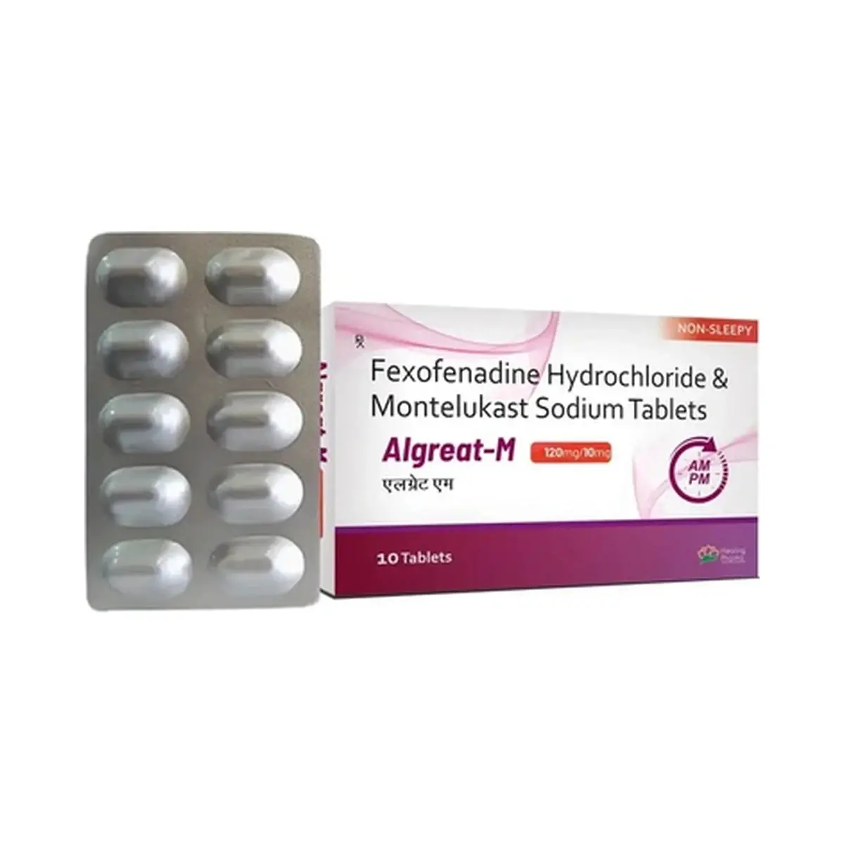Algreat (Fexofenadine) 120 mg - 10 tablets