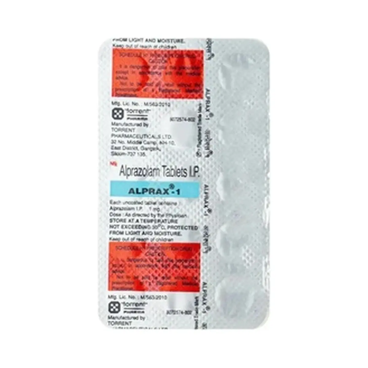 Alprax XR (Alprazolam) 1 mg - 10 tablets