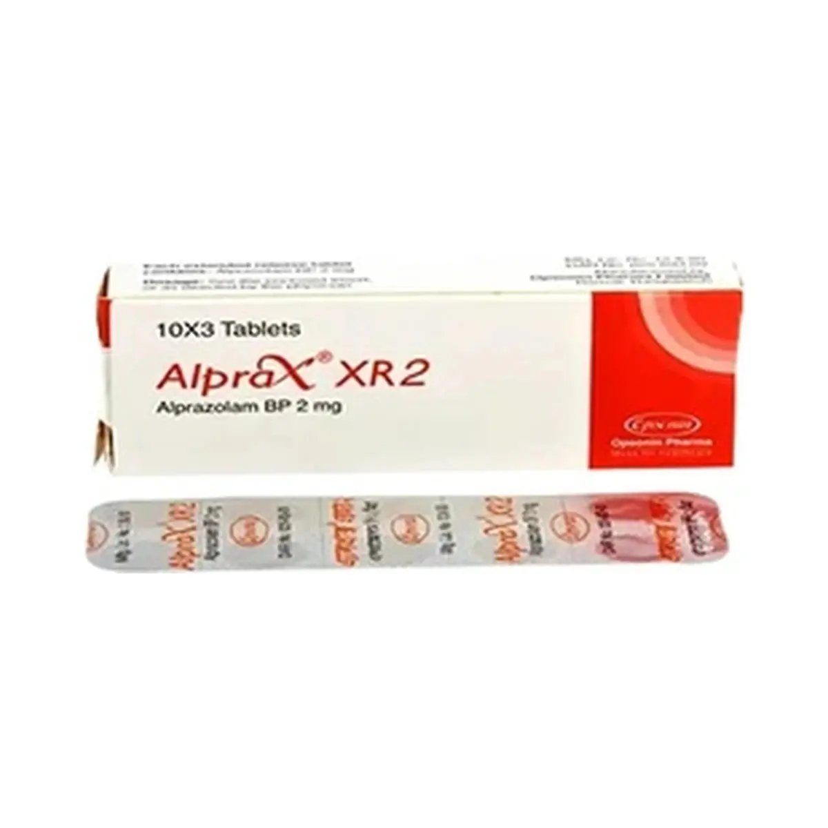 Alprax XR (Alprazolam) 2 mg - 10 tablets