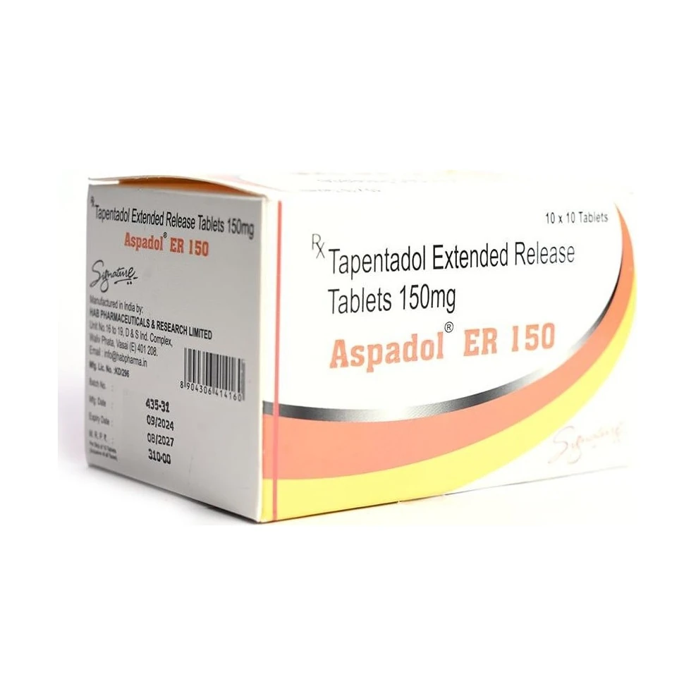 Aspadol ER (Tapentadol) 150 mg - 10 tablets