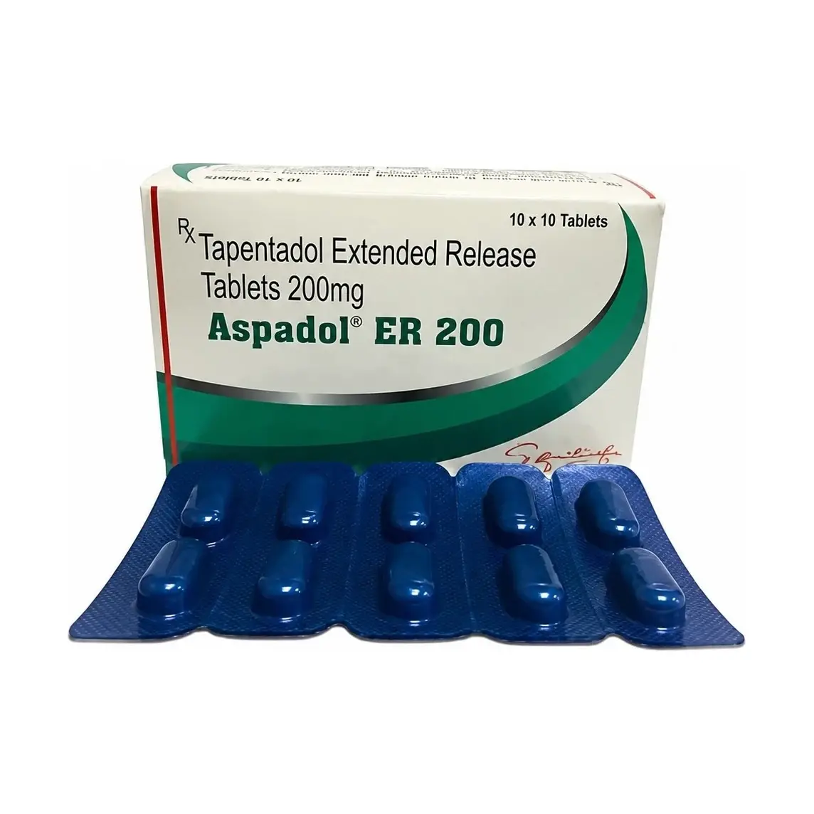 Aspadol ER (Tapentadol) 200 mg - 10 tablets
