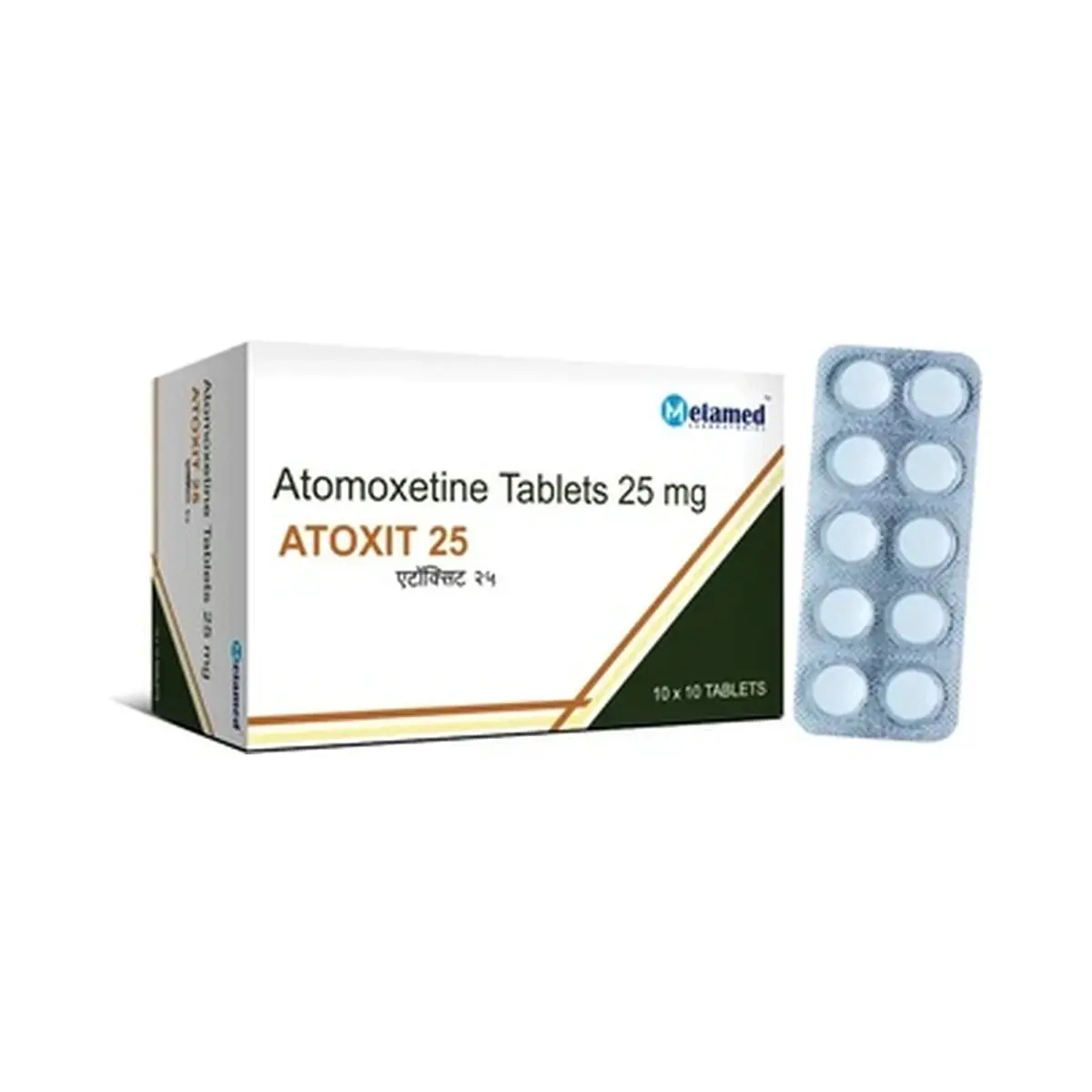 Atoxit (Atomoxetine) 25 mg - 10 tablets
