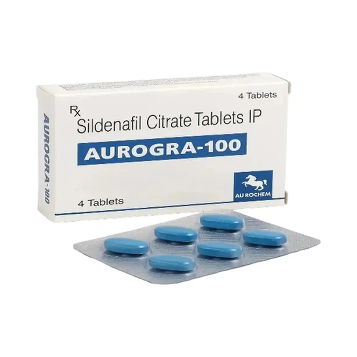 Aurogra (Sildenafil) 100 mg - 10 tablets