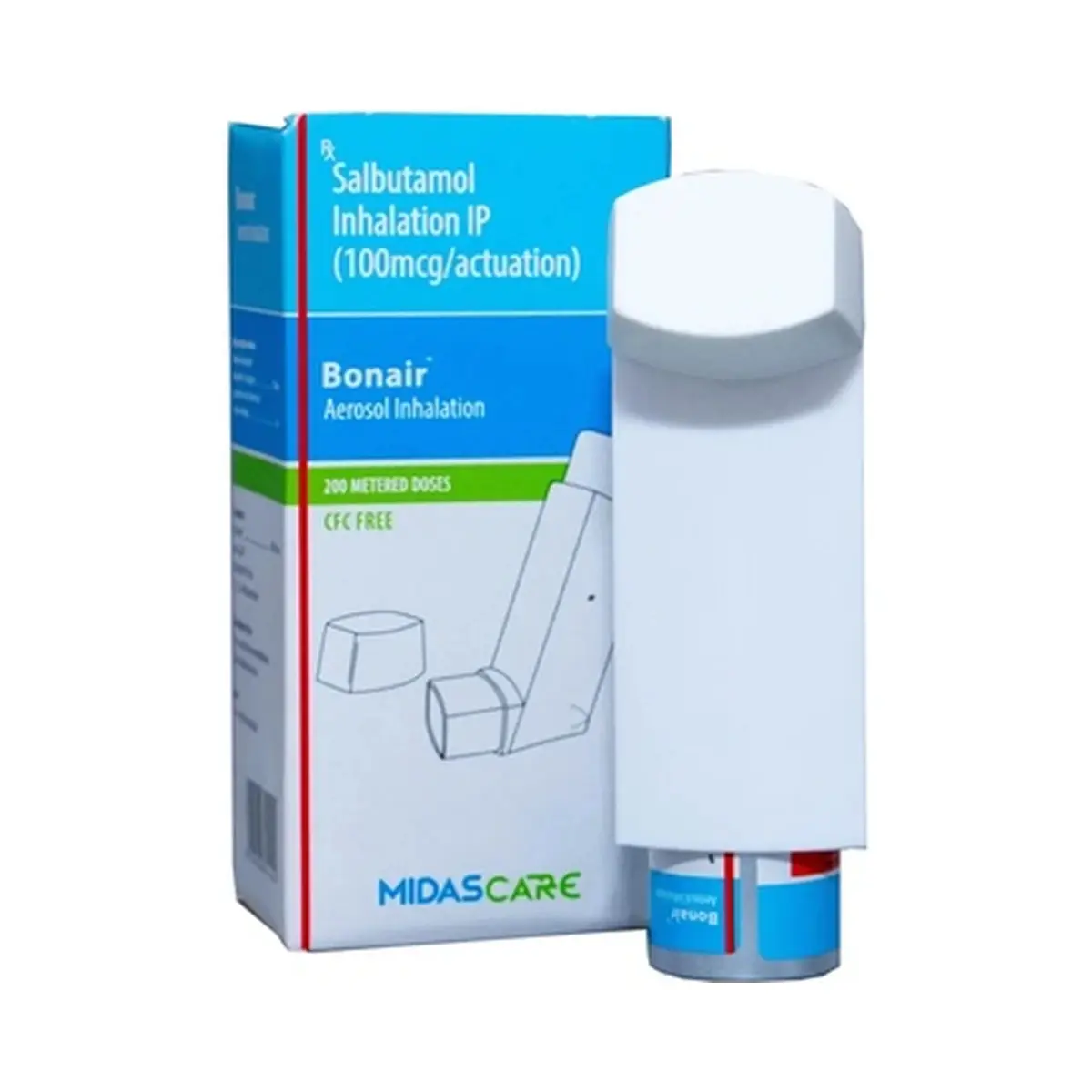 Bonair aerosol ( (Salbutamol) 200 doses)