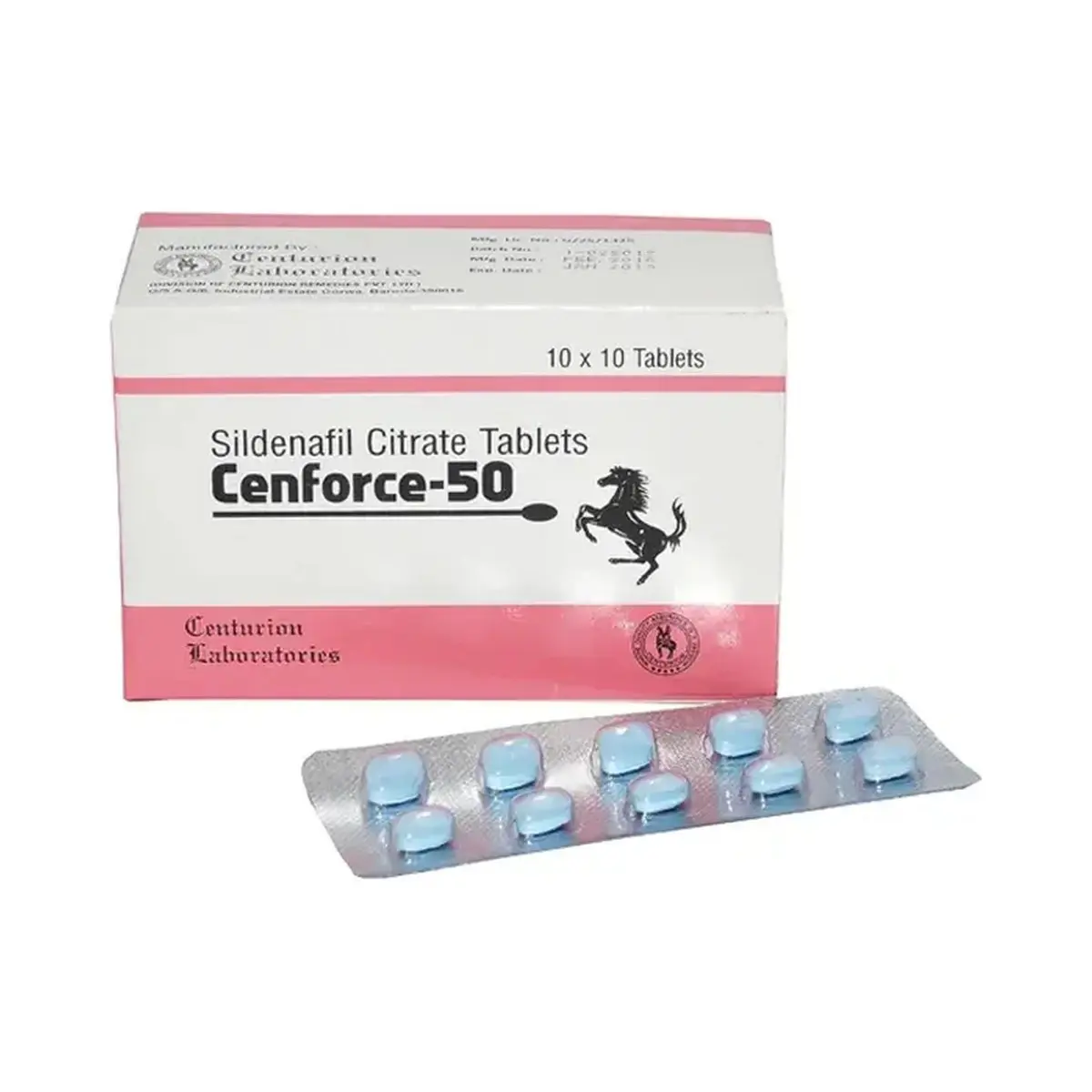 Cenforce (Sildenafil) 50 mg - 10 tablets