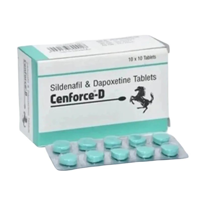 Cenforce d (Sildenafil + Dapoxetine) 100 mg + 60 mg - 10 tablets