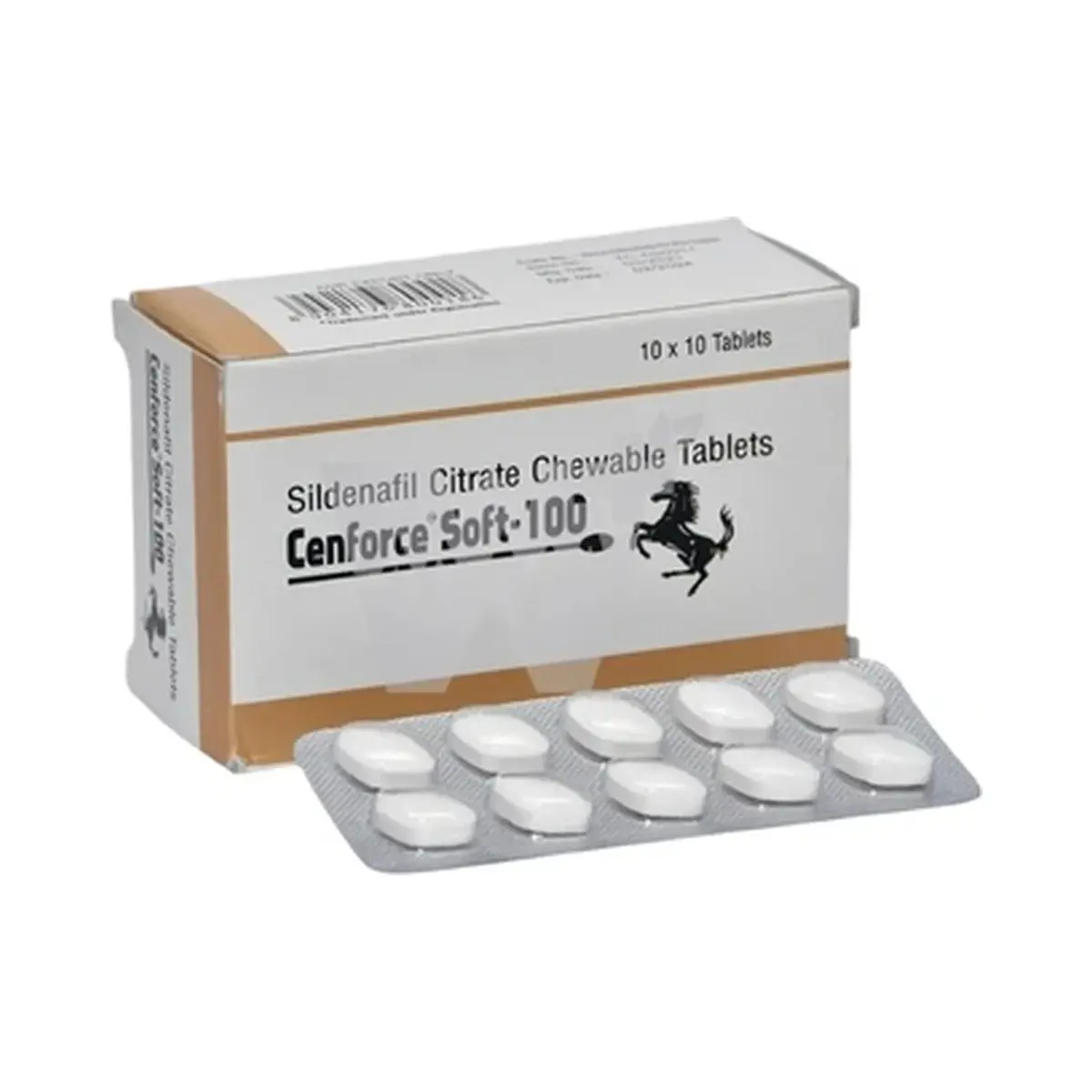 Cenforce soft (Sildenafil) 100 mg - 10 tablets