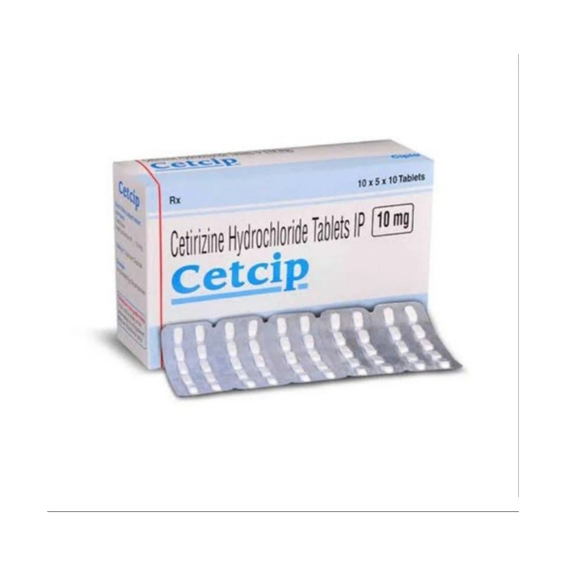 Cetcip (Cetirizine) 10 mg - 10 tablets