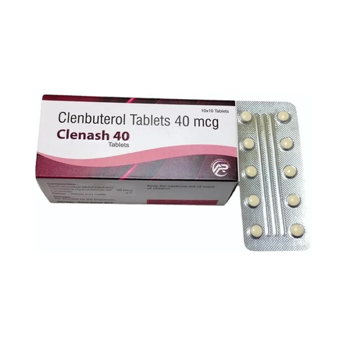 Clenash (Clenbuterol) 40 mcg - 10 tablets