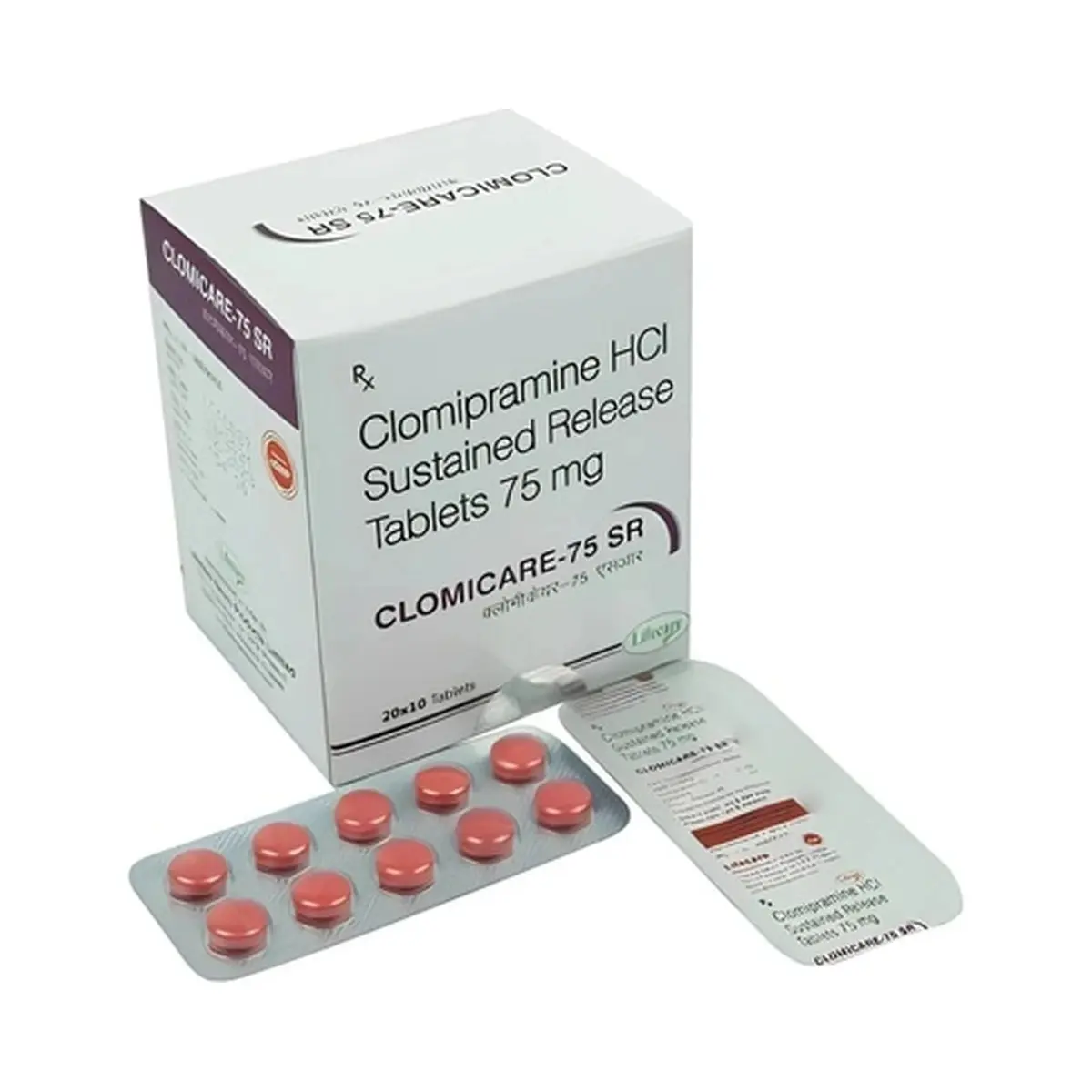 Clomicare SR (Clomipramine) 75 mg - 10 tablets