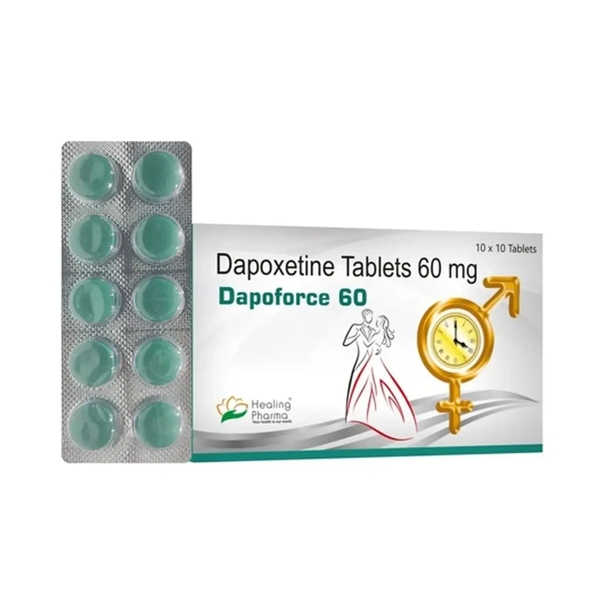 Dapoforce (Dapoxetine) 60 mg - 10 tablets