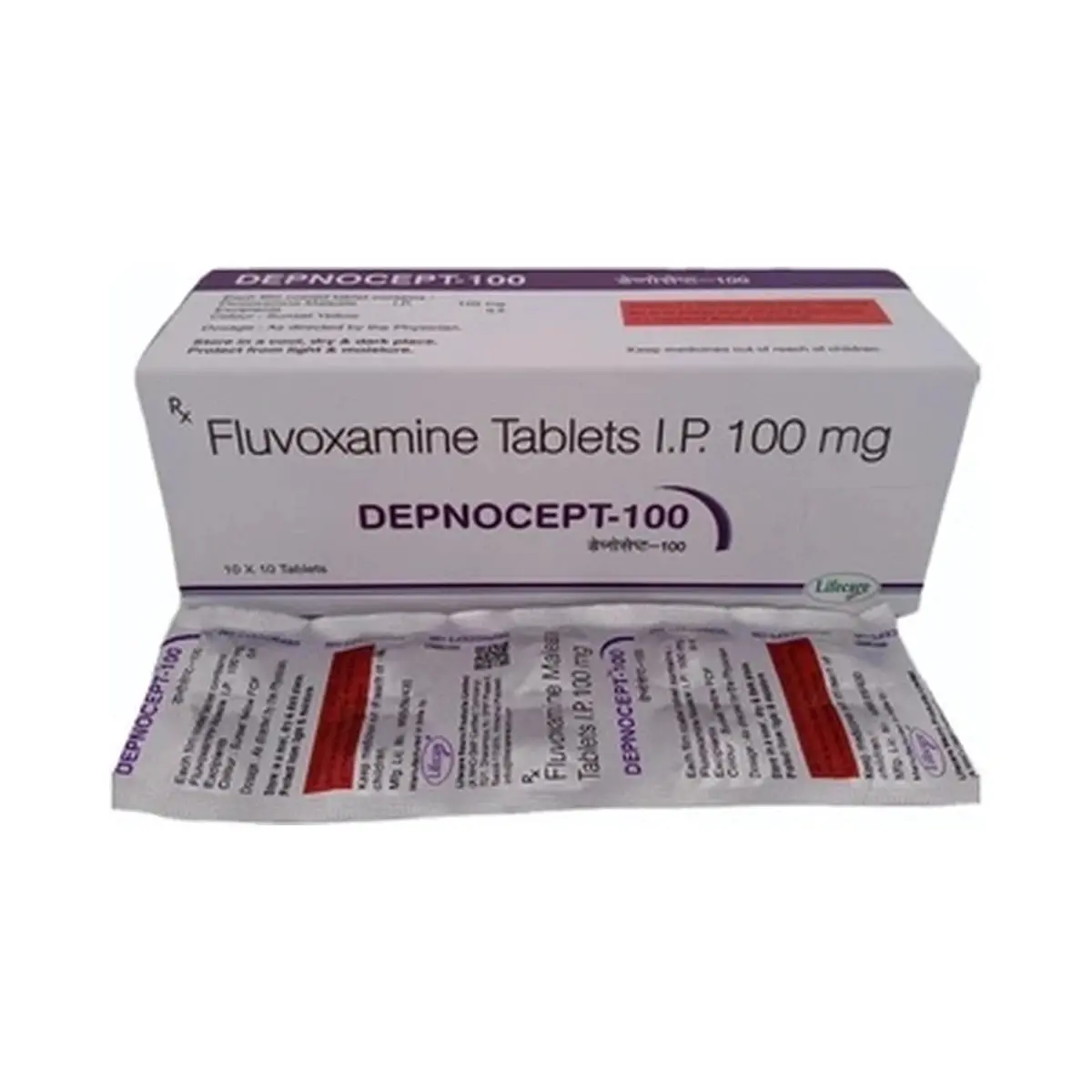 Depnocept (Fluvoxamine) 100 mg - 10 tablets