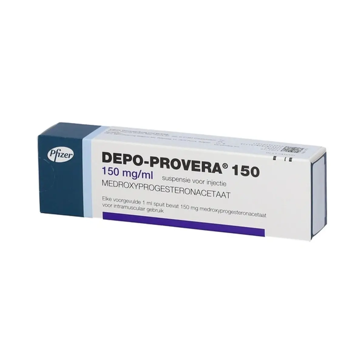 Depo-provera (Medroxyprogesterone) 150 mg/ml. (1 injection)