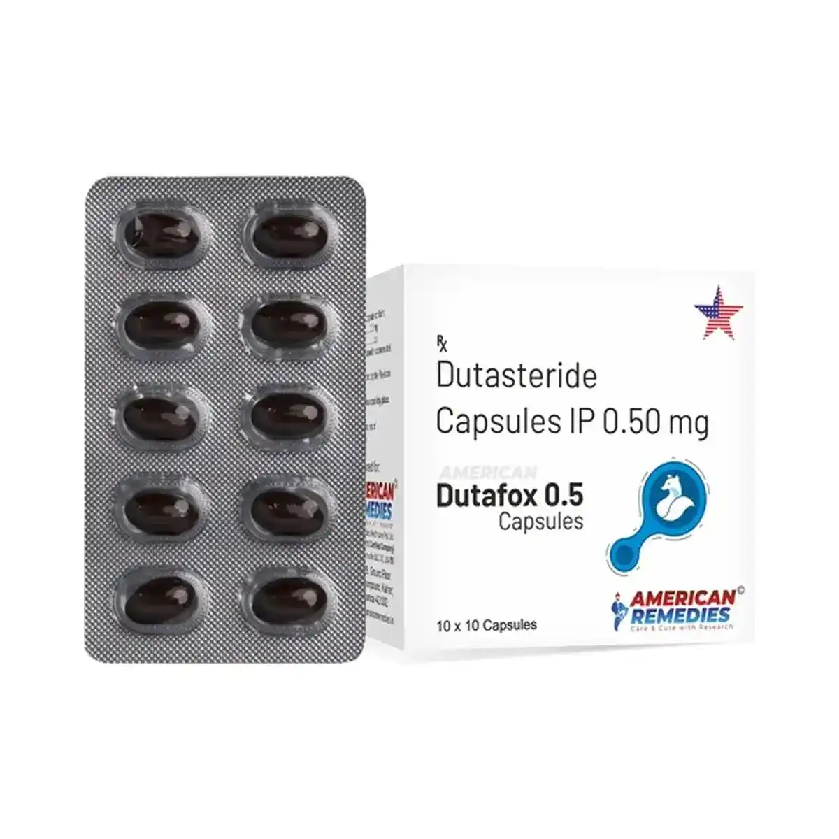 Dutafox (Dutasteride) 0.5 mg - 10 capsules