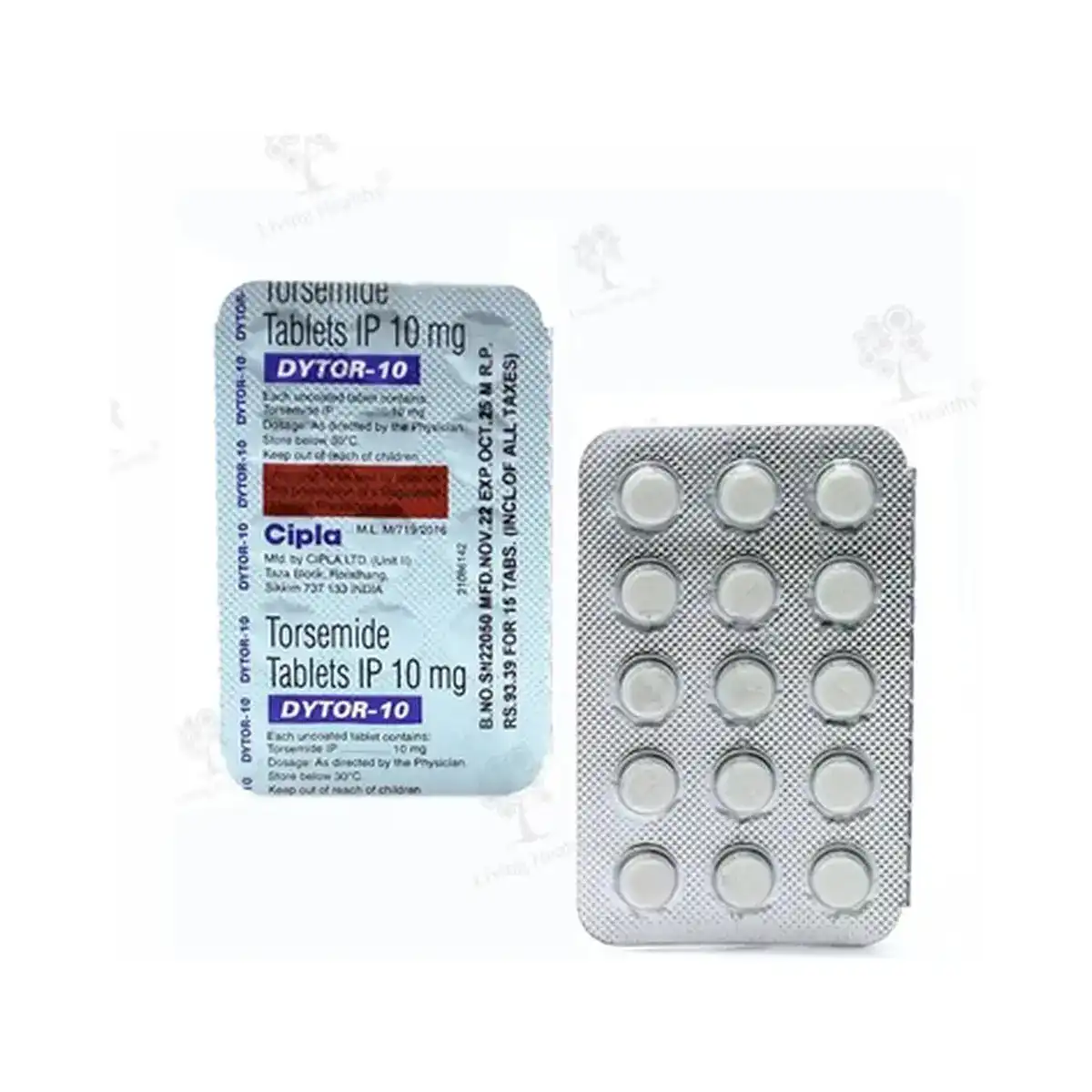 Dytor (Torsemide) 10 mg - 15 tablets