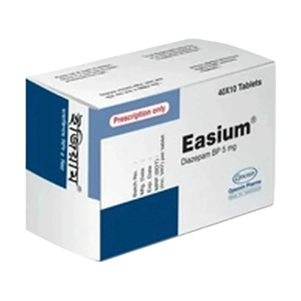 Easium (Diazepam) 5 mg - 10 tablets