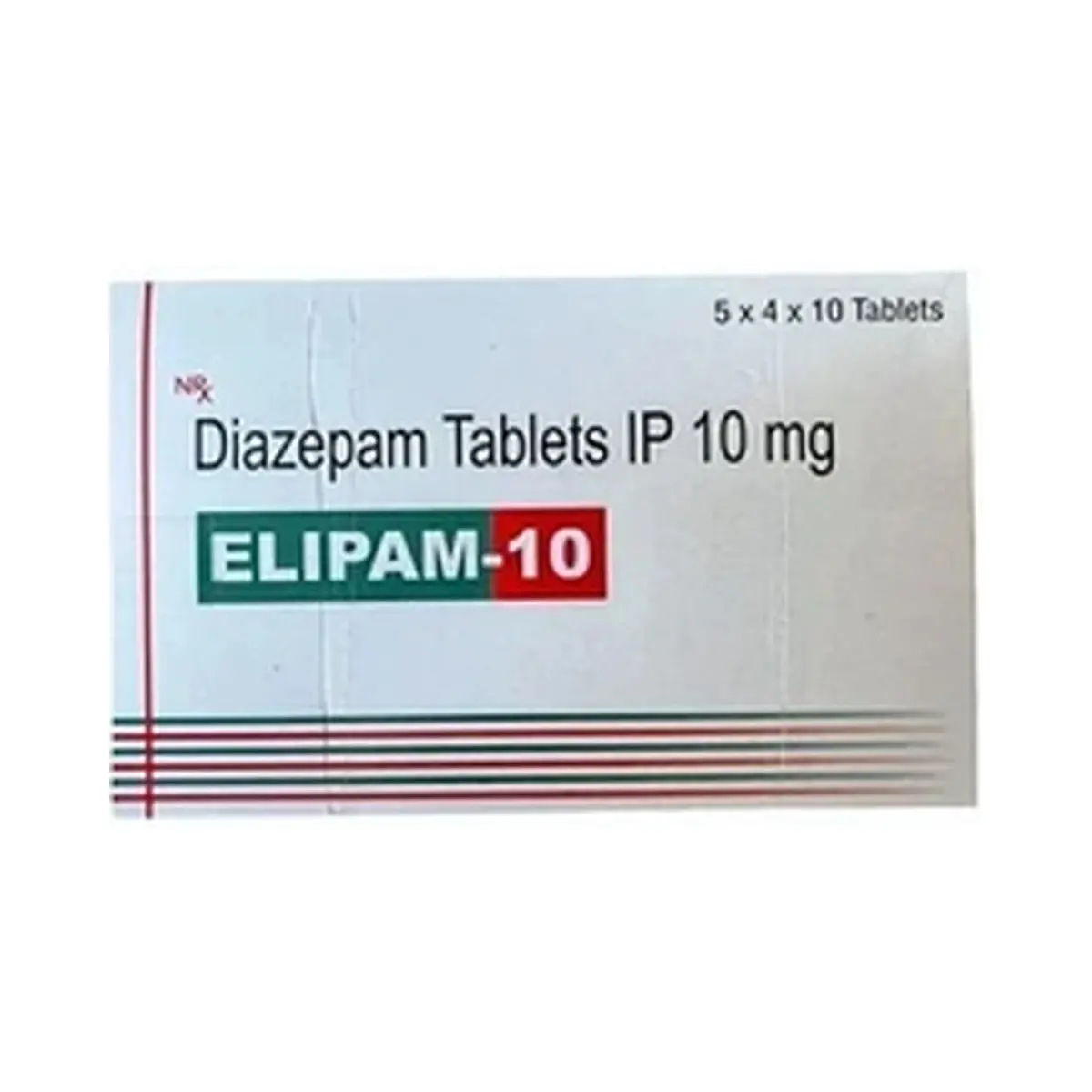 Elipam (Diazepam) 10 mg - 10 tablets