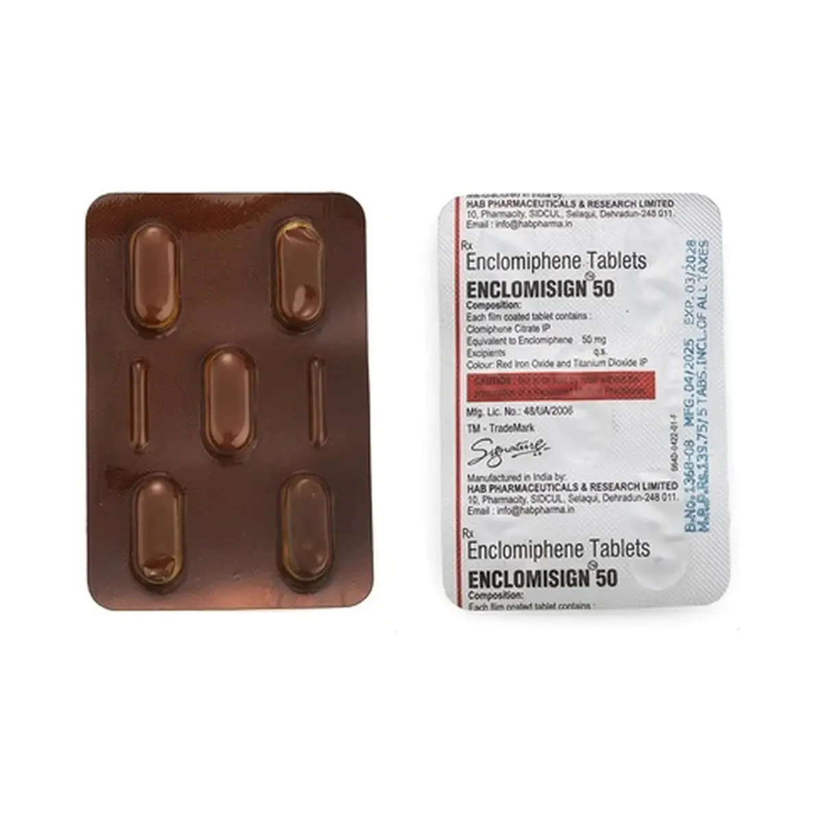 Enclomisign (Enclomiphene) 50 mg - 10 tablets