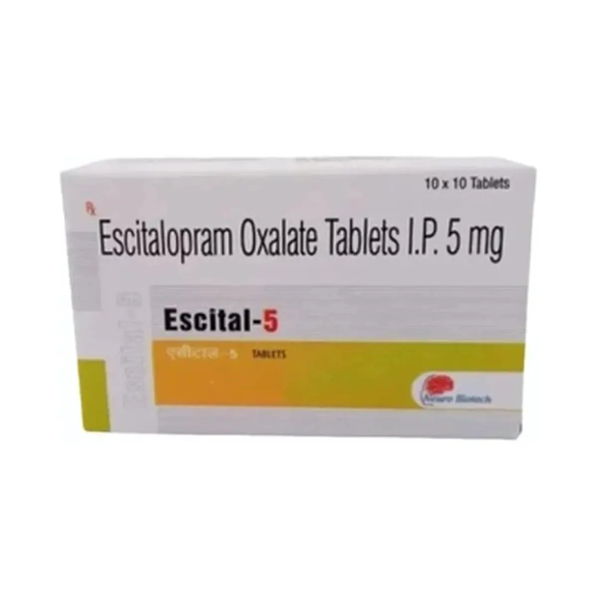Escital (Escitalopram) 5 mg - 10 tablets