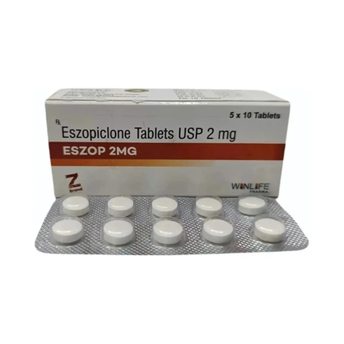 Eszop (Eszopiclone) 2 mg - 10 tablets