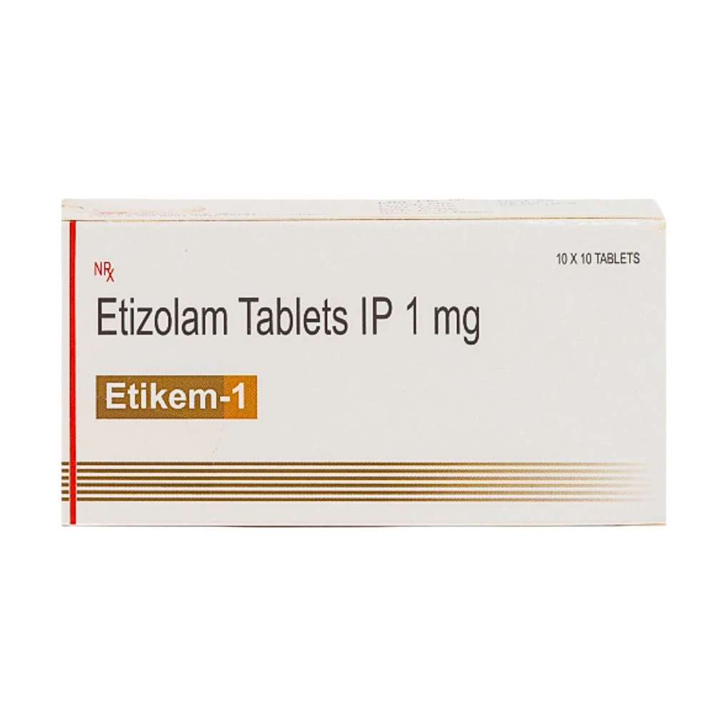 Etikem (Etizolam) 1 mg - 10 tablets