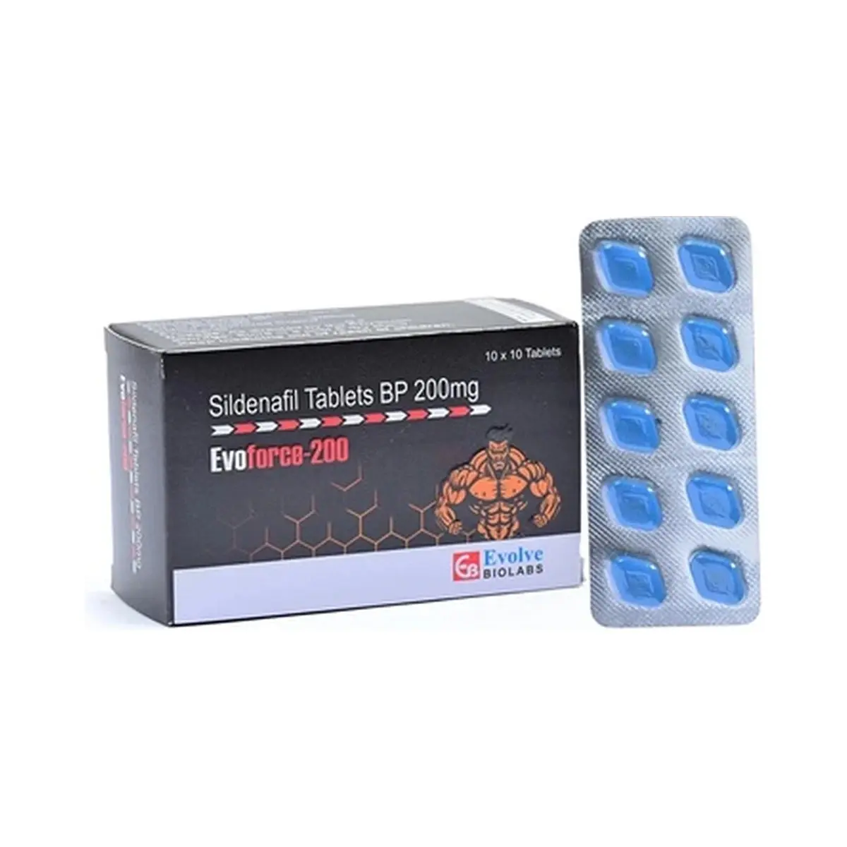 Evoforce (Sildenafil) 200 mg - 10 tablets