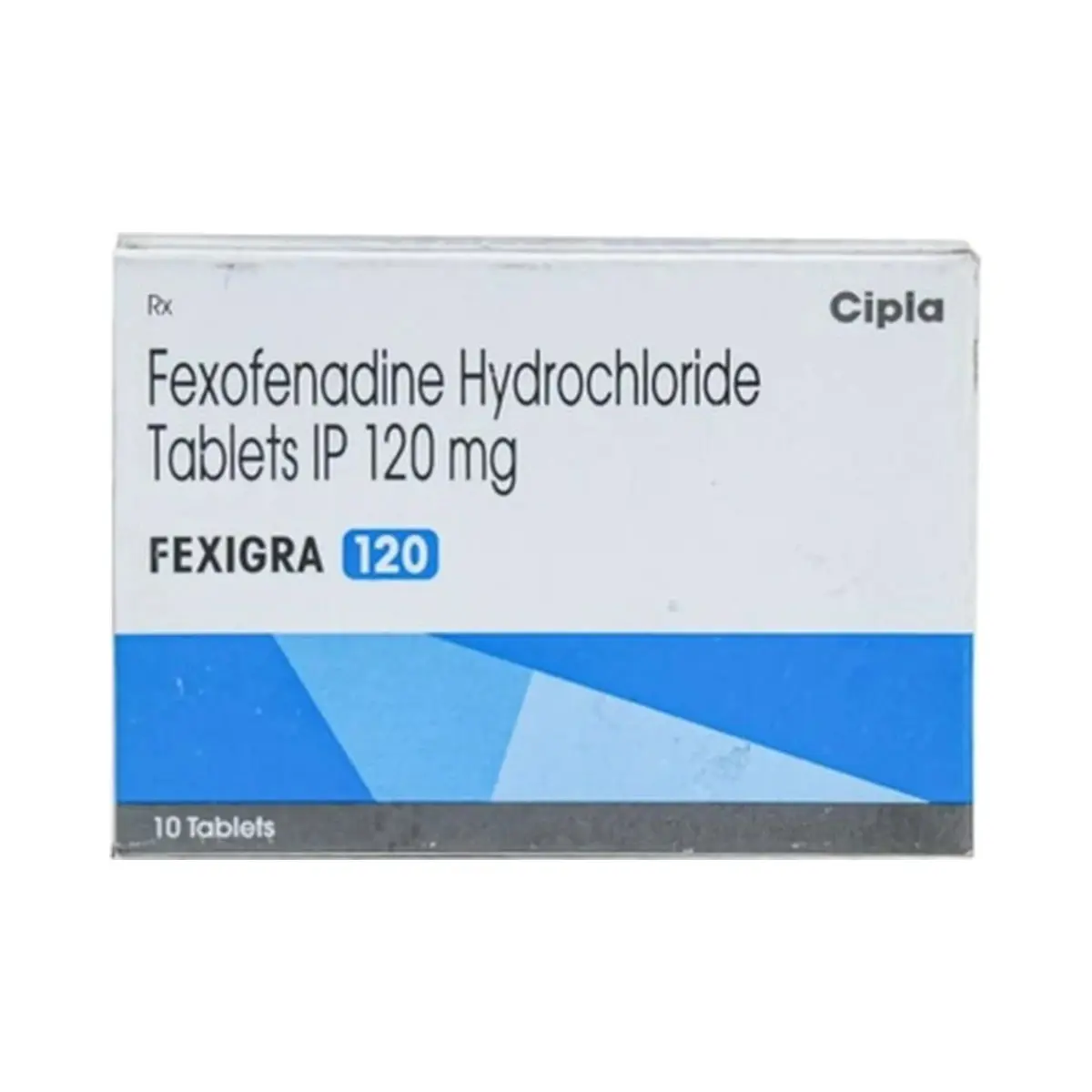 Fexigra (Fexofenadine) 120 mg - 10 tablets