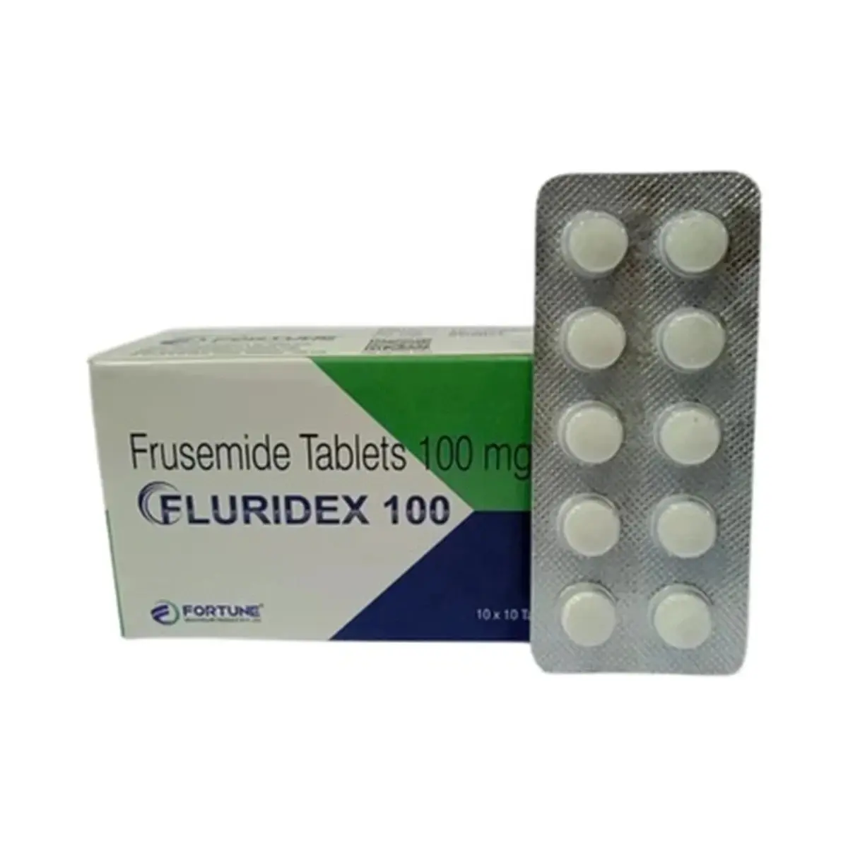 Fluridex (Furosemide) 100 mg - 10 tablets
