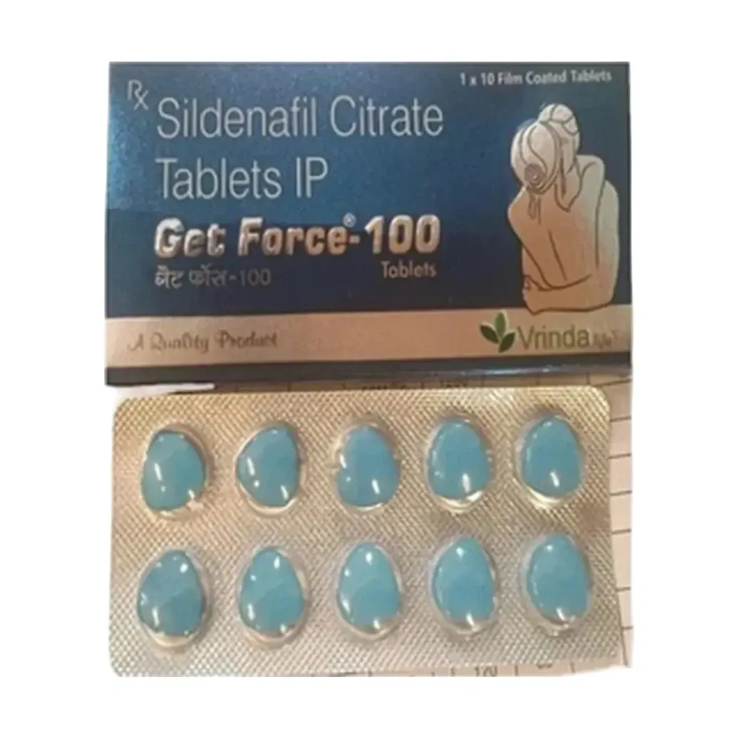 Get force (Sildenafil) 100 mg - 10 tablets
