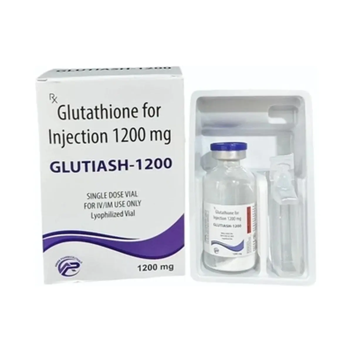 Glutiash (Glutathione) 1200 mg - 1 vial