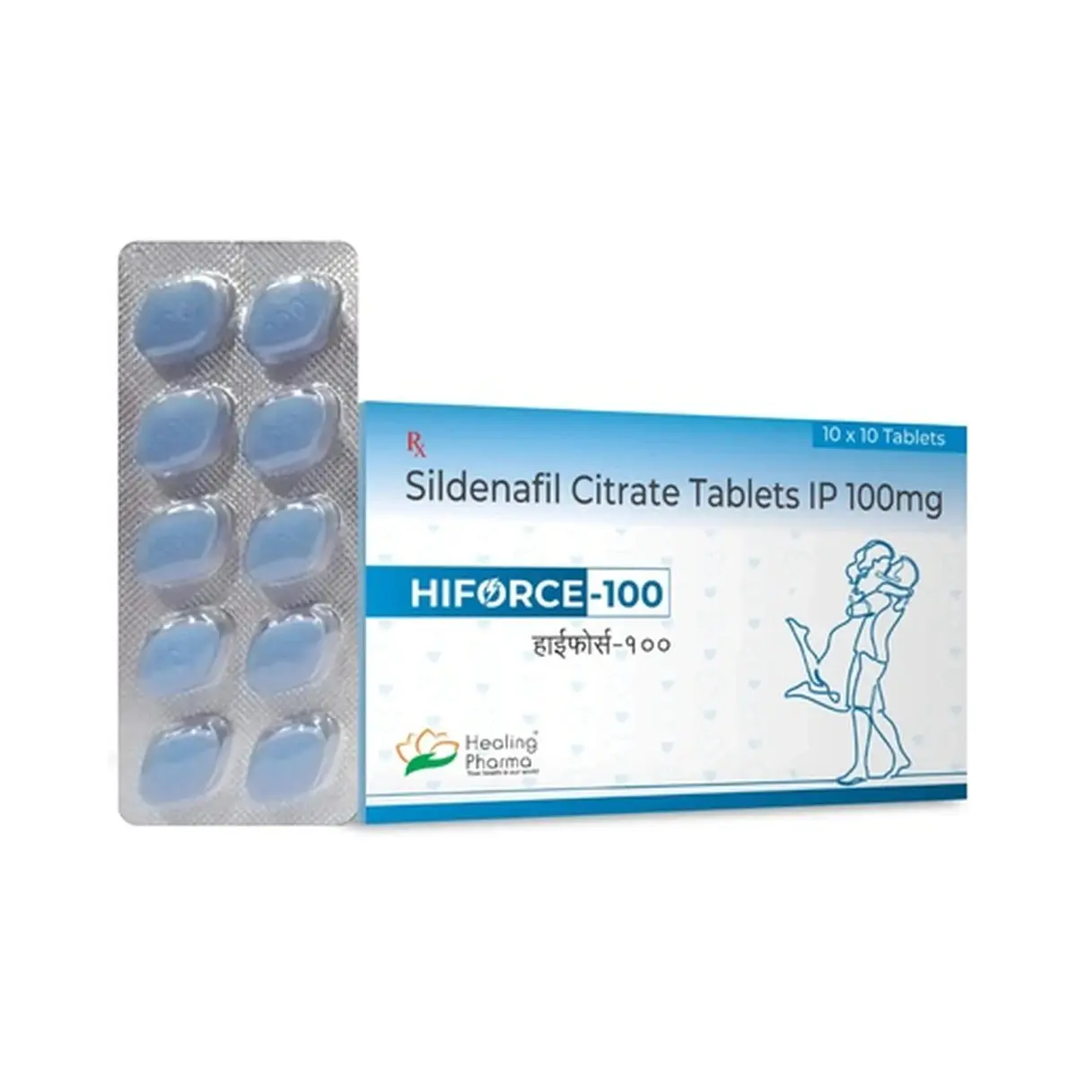 Hiforce (Sildenafil) 100 mg - 10 tablets