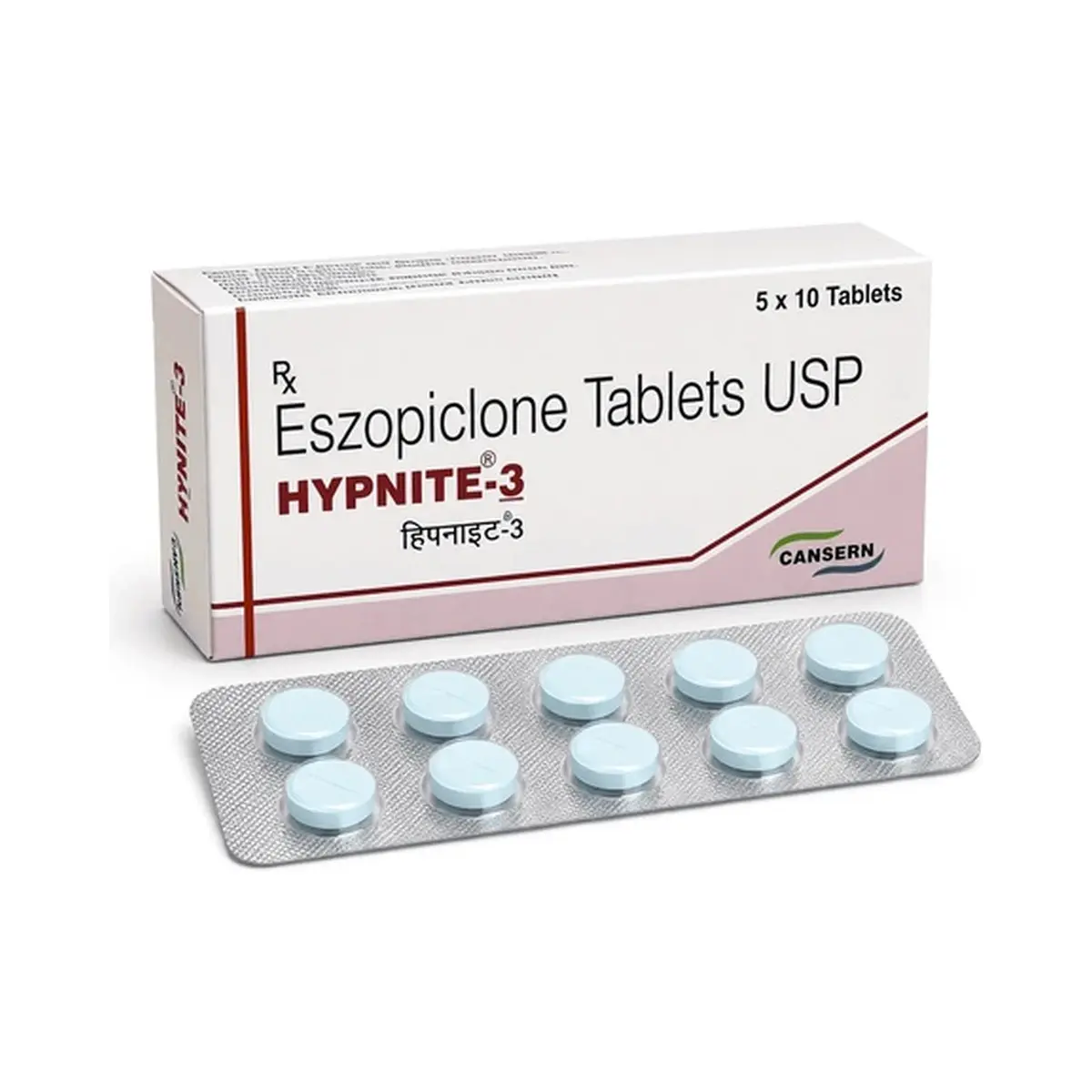 Hypnite (Eszopiclone) 3 mg - 10 tablets