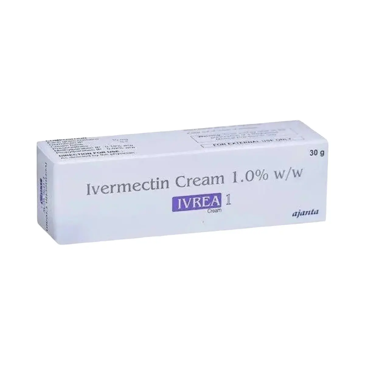 Ivrea (Ivermectin) 1% cream (30 gm tube)