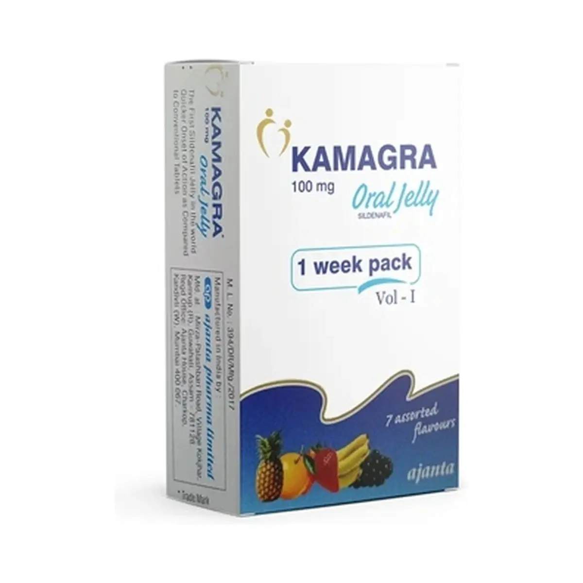 Kamagra jelly (Sildenafil) 100 mg - 7 sachets