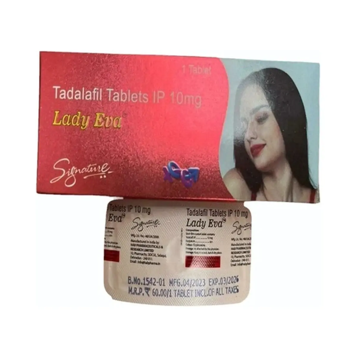 Lady eva (Tadalafil) 10 mg - 10 tablets