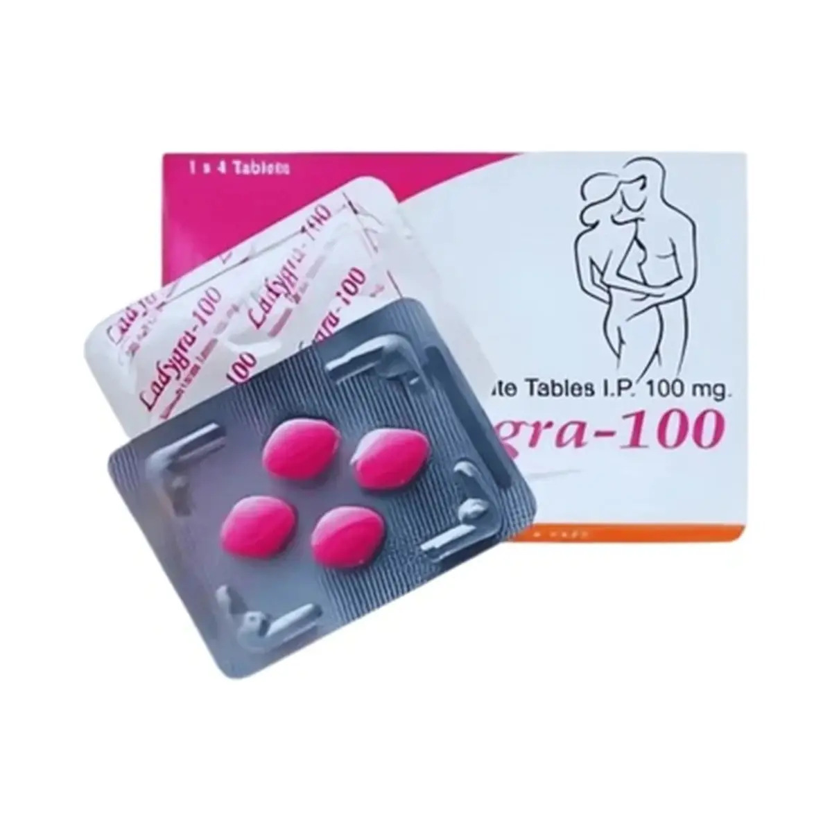 Ladygra (Sildenafil) 100 mg - 4 tablets