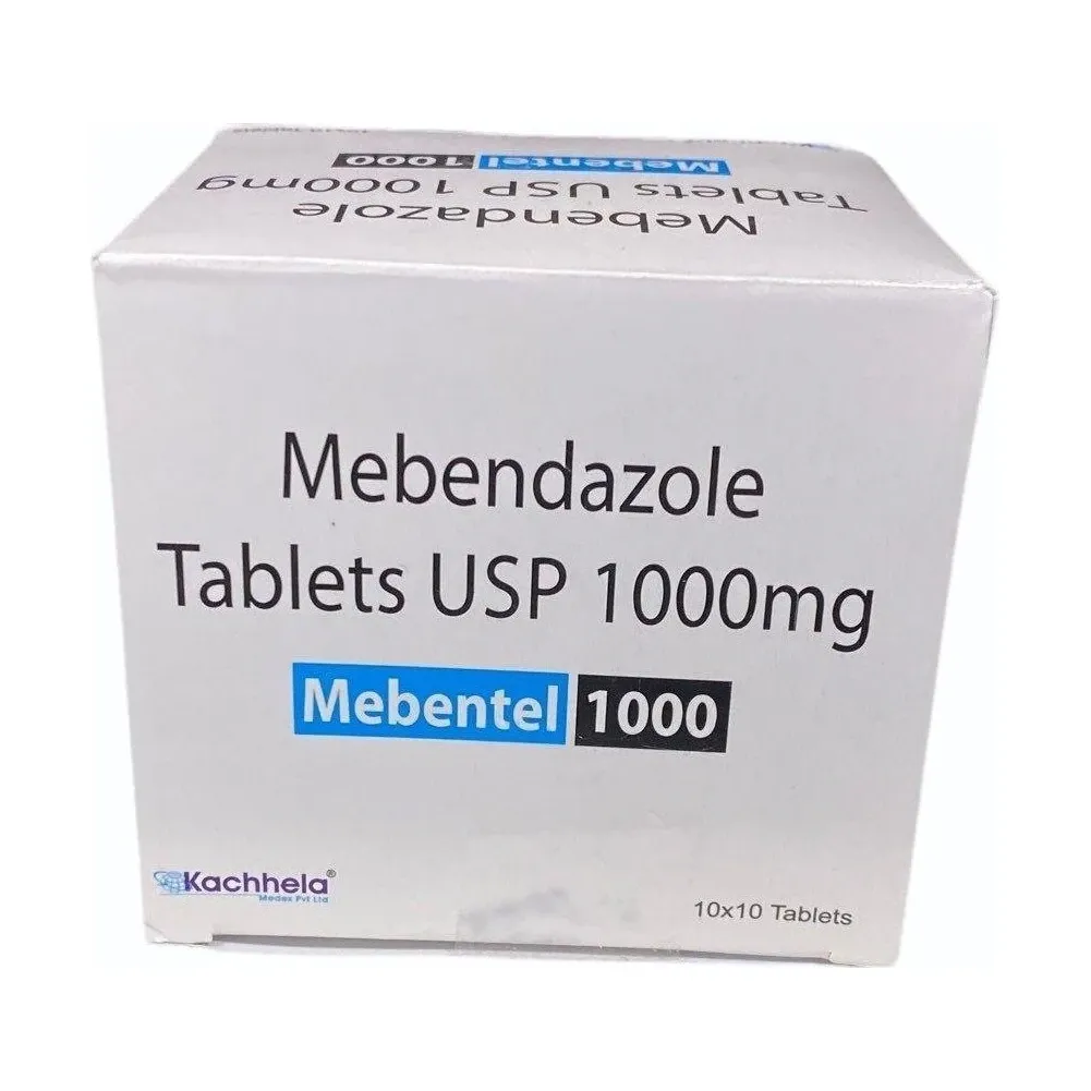 Mebental (Mebendazole) 1000 mg - 10 tablets