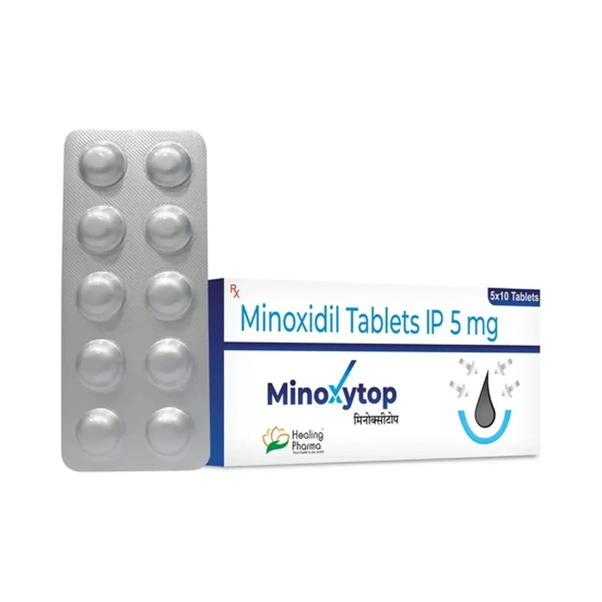 Minoxytop (Minoxidil) 5 mg - 10 tablets