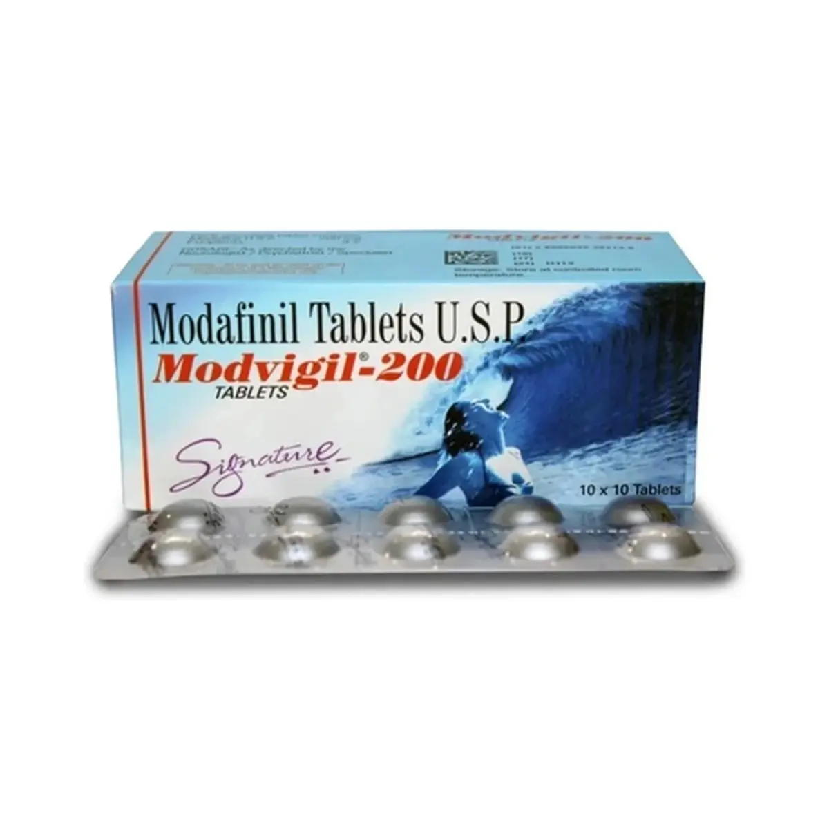 Modvigil (Modafinil) 200 mg - 10 tablets