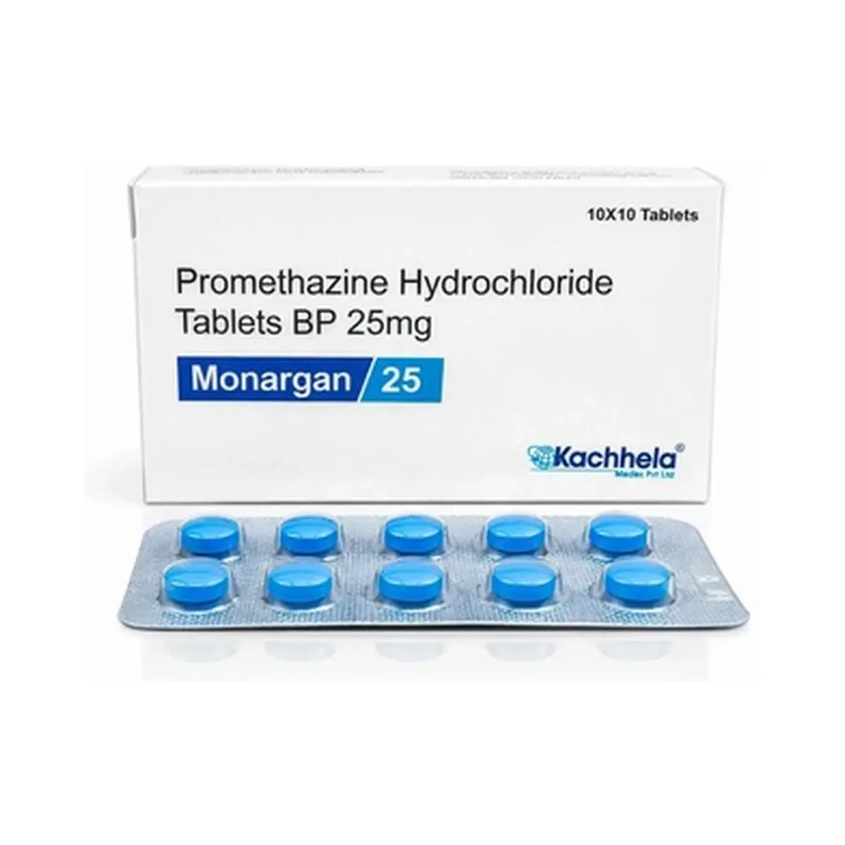 Monargan (Promethazine) 25 mg - 10 tablets