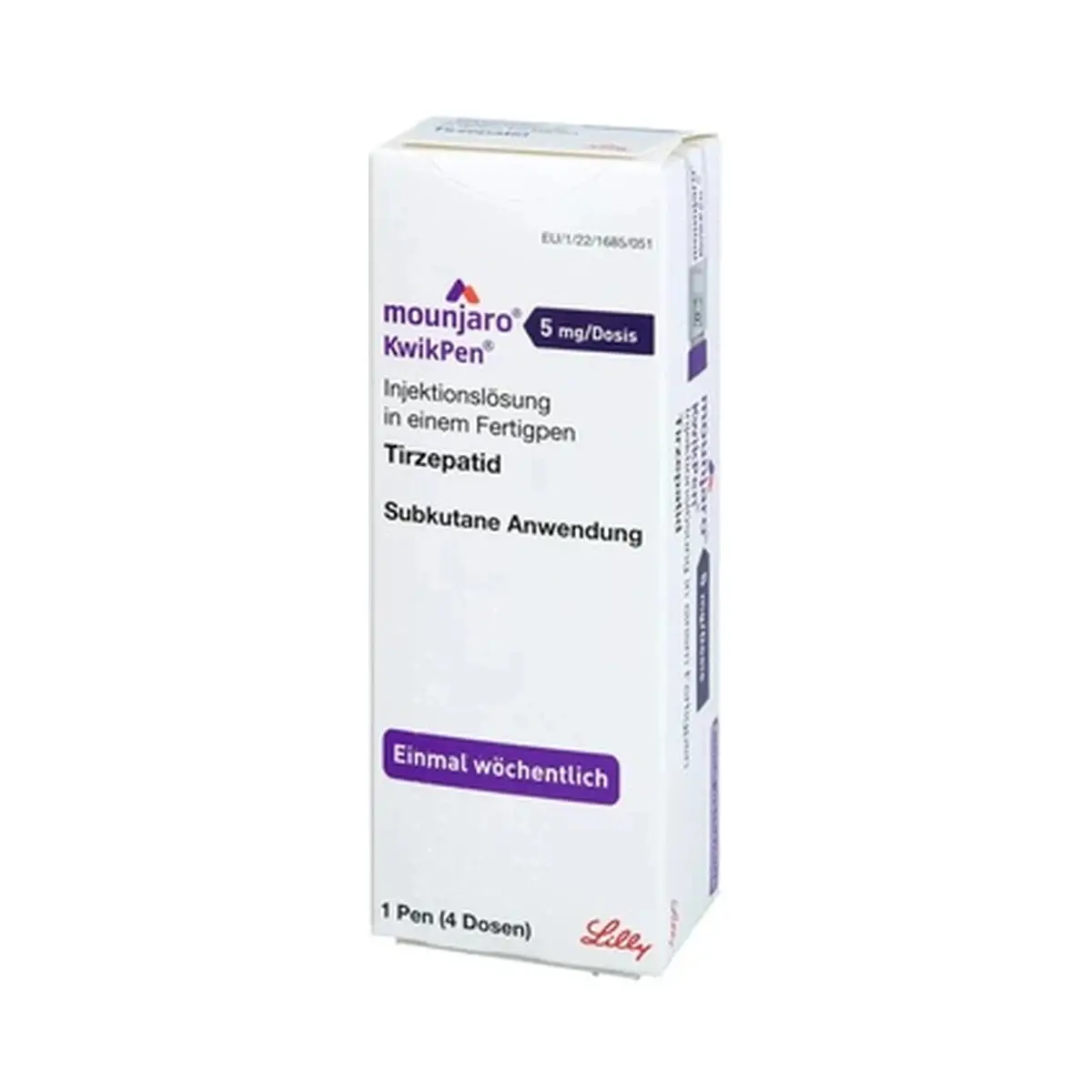 Mounjaro (Tirzepatide) 5 mg kwikpen. (2.4 ml. pre - filled pen)