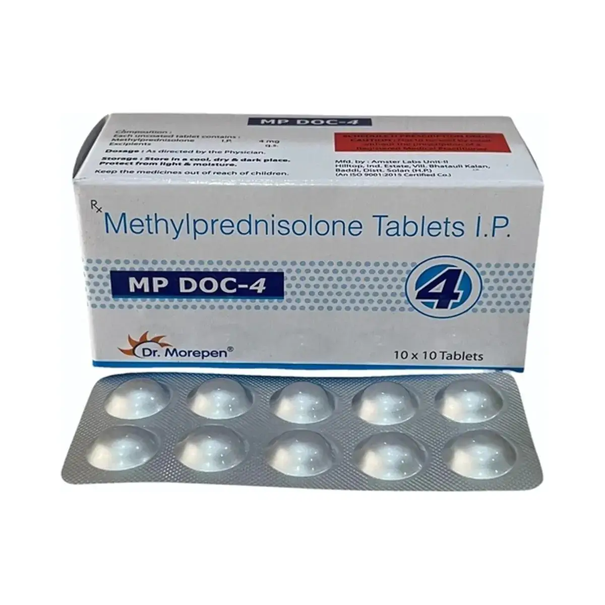Mp doc (Methylprednisolone) 4 mg - 10 tablets