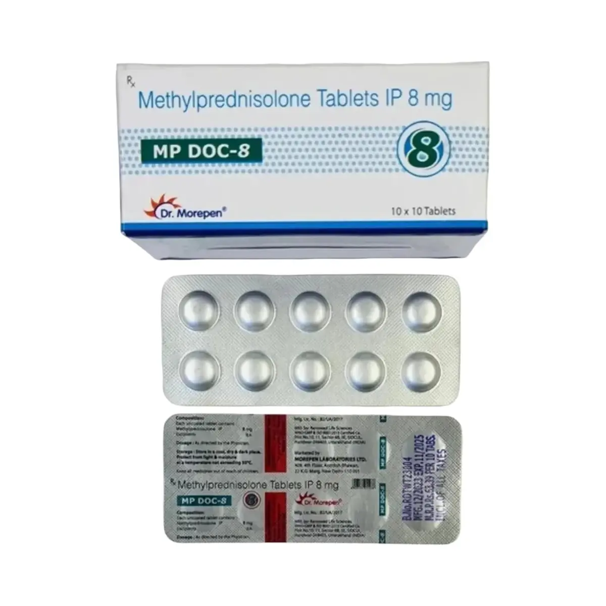 Mp doc (Methylprednisolone) 8 mg - 10 tablets