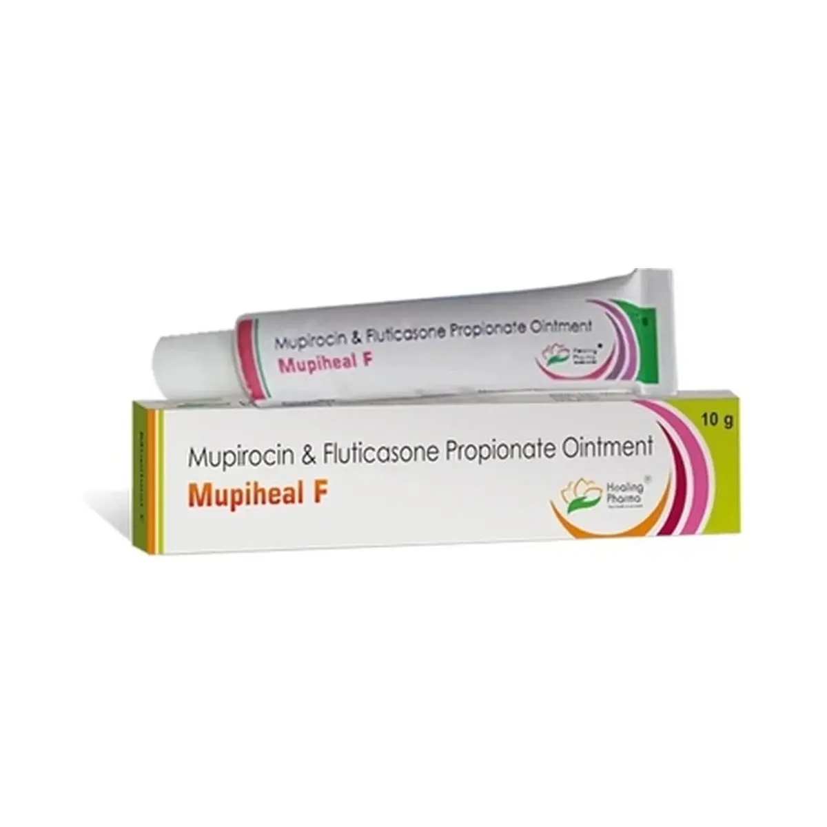 Mupiheal f ointment ( (Mupirocin + Fluticasone) 10 gm tube)