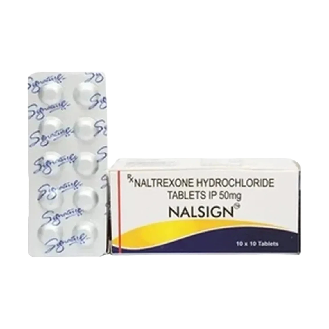 Nalsign (Naltrexone) 50 mg - 10 tablets