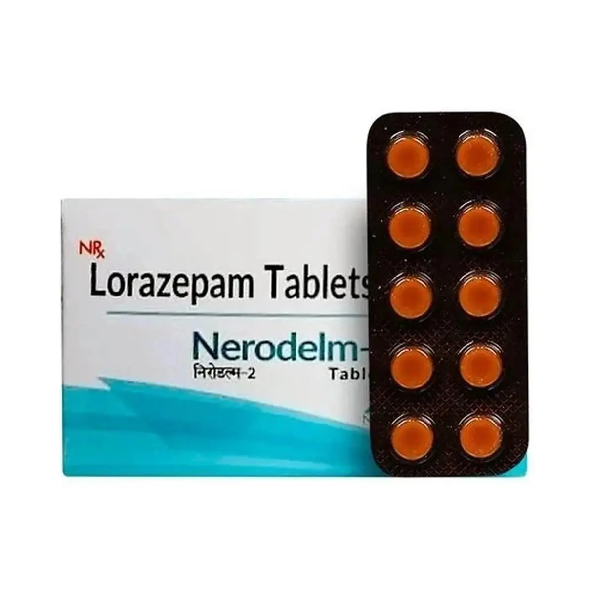Nerodelm (Lorazepam) 1 mg - 10 tablets