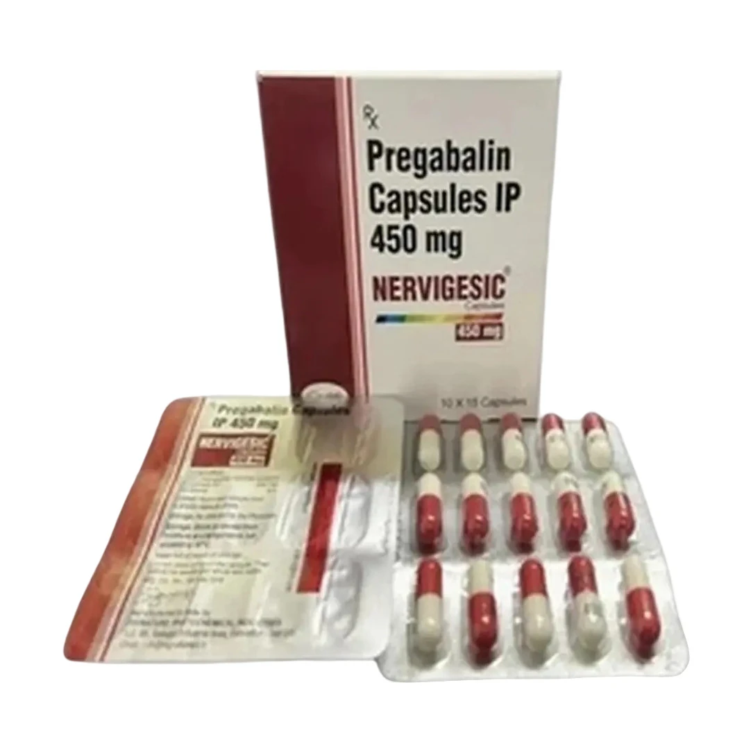 Nervigesic (Pregabalin) 450 mg - 10 capsules